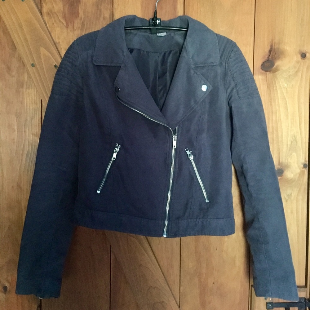 Divided Faux Suede Jacket